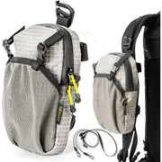 Waterproof Smartphone Pouch And Water Bottle Attachment For Backpack Shoulder Strap Hiking Camping Lightweight