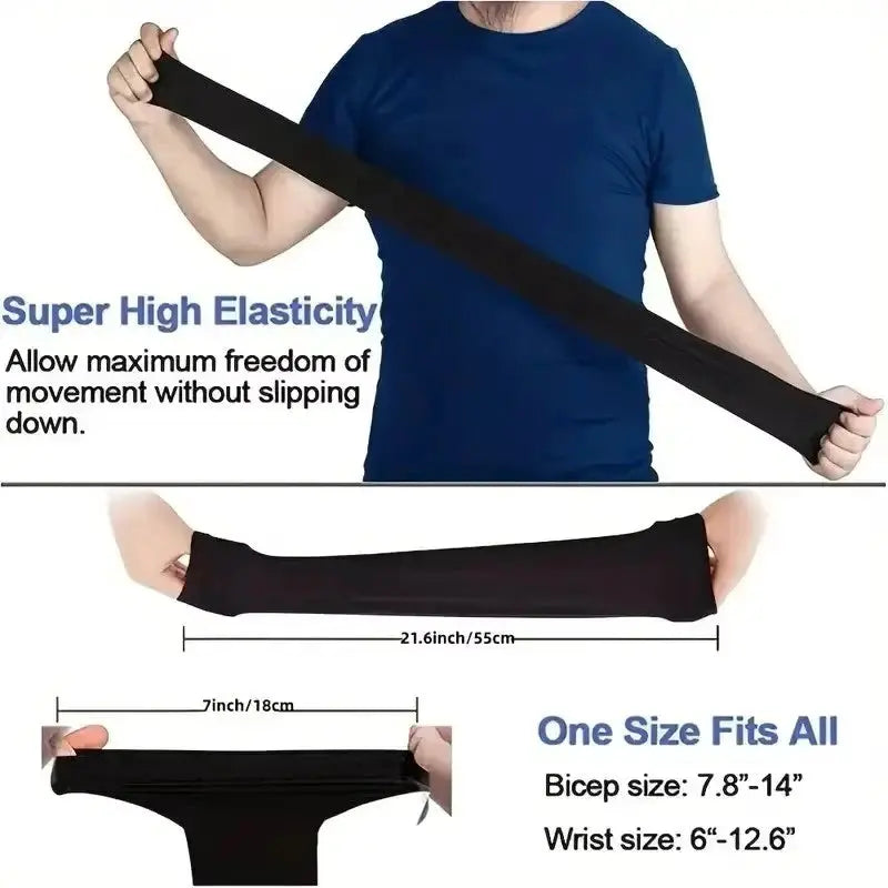 Breathable UV Protective Sun Protection Sleeves For Sports Driving And Outdoor Activities All Day Comfort