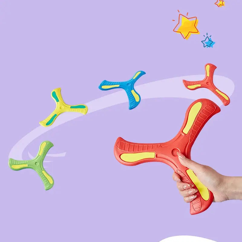 Children's V Shaped Returning Boomerang Toy For Outdoor Play With Easy Grip And Accurate Throws Parent Child Bonding