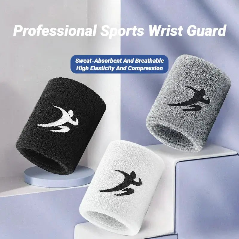 Fashion Sports Wristbands For Men And Women Breathable Sweat Absorbing For Running Basketball Fitness Tennis Badminton