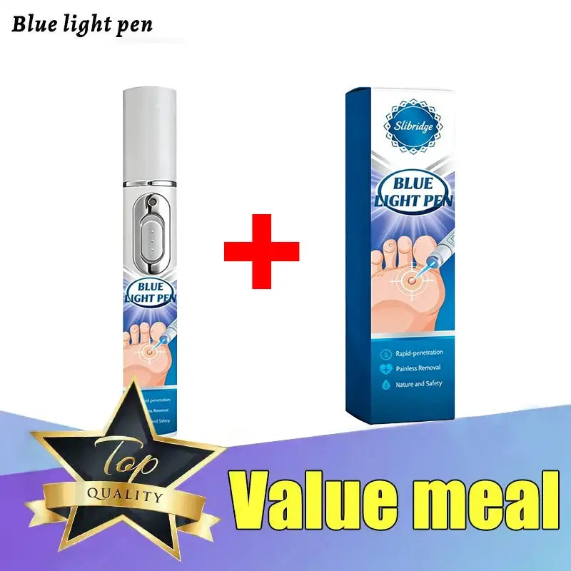 Blue Light Wart Pen For Neck Warts Non Electric Wart Care Tool Safe At Home For Easy Home Use