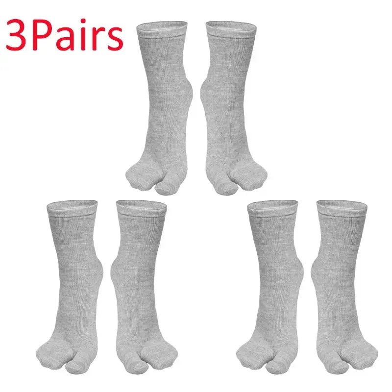 Fashion Japanese Style Tabi Toe Socks For Men Women Split Toe Socks For Geta Zori Flip Flops And Sandals Fiber