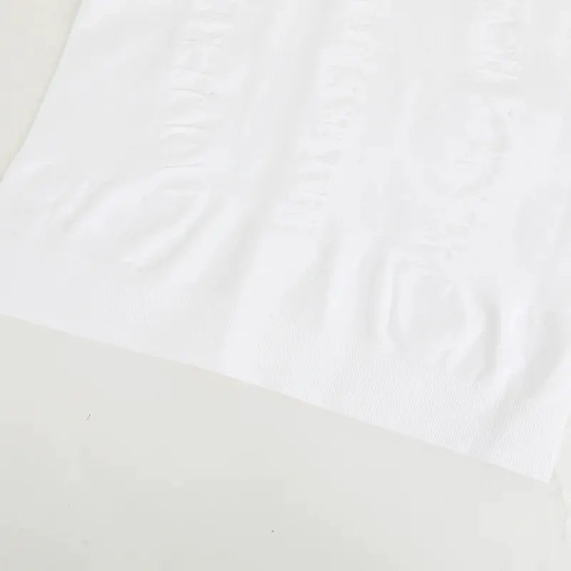 Men's white sleeveless shapewear tank top, 2-pack, breathable soft fabric for abdomen support