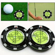 Golf Putt Ball Marker High Precision Round Green Reader Golf Putting Aid Slope Reading JJ024 1 Piece