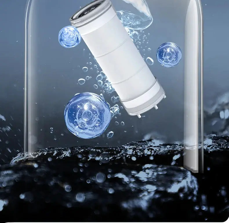 Shower head with filter, white, Simples Market, high-pressure 4-mode massage sprayer for home bathroom