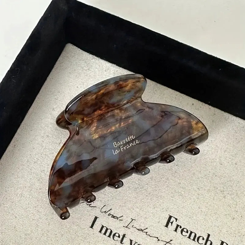 Elegant Acetate Hair Claw Clip Shark Clip For Medium Hair Secure Hold And Stylish Accessory
