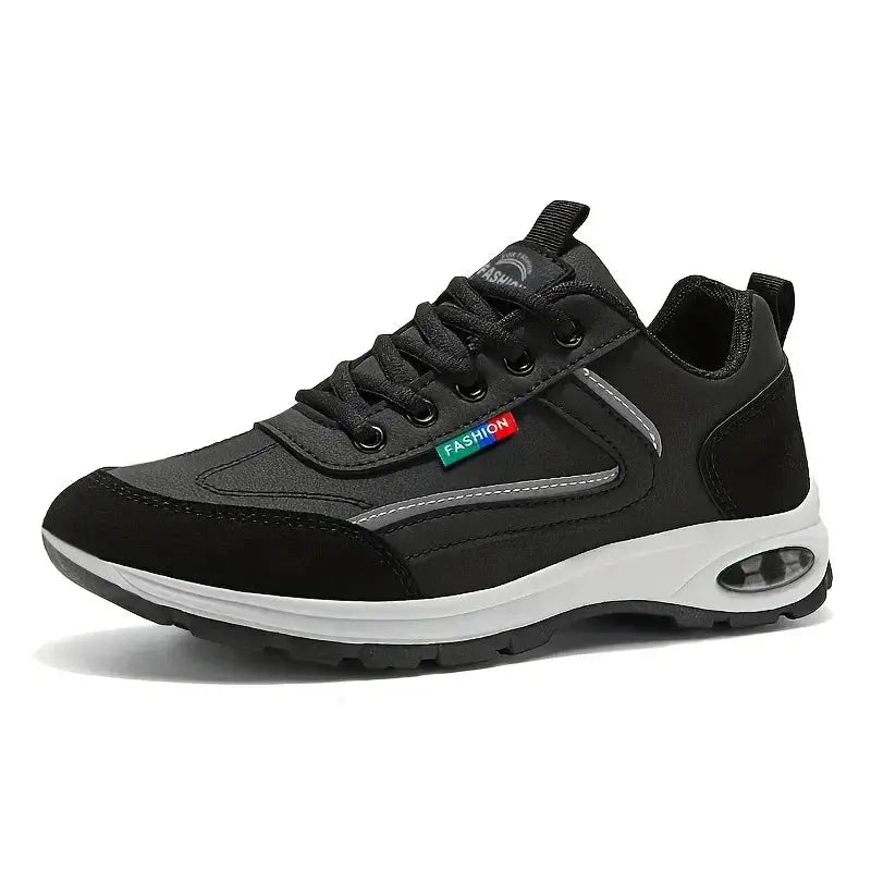 UrbanStride Mens Lightweight Breathable Sneakers With Non Slip Sole And Suede Detailing For Daily Outdoor Wear