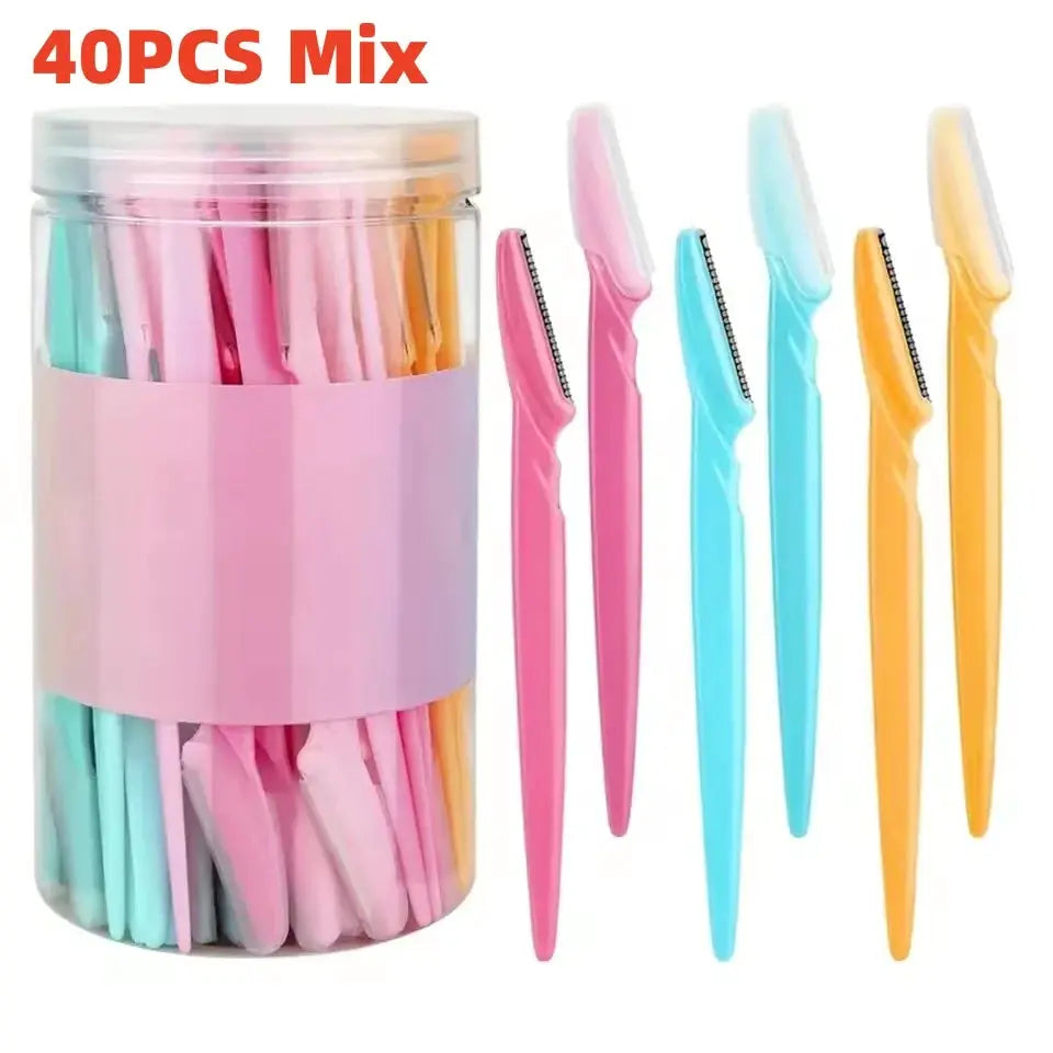 Manual Eyebrow Trimmer For Women Safe Eyebrow Razor Beauty Tool For Face Shaping And Hair Removal