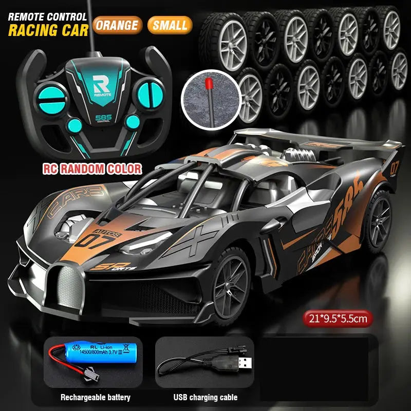 RC Car 4 Channel High Speed Remote Control Drift Racing Car Electric Sportscar Toy For Boys Kids Birthday Gift