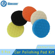 5 Piece Set of Compound Buffing Polishing Pads 3 4 5 6 7 Inch for Car Buffer Polisher Compounding and Waxing
