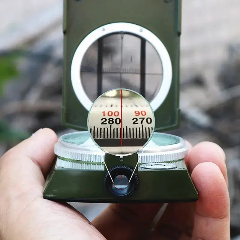 Waterproof High Precision Compass Outdoor Gadget For Hiking Mountaineering Military Grade Metal Sight