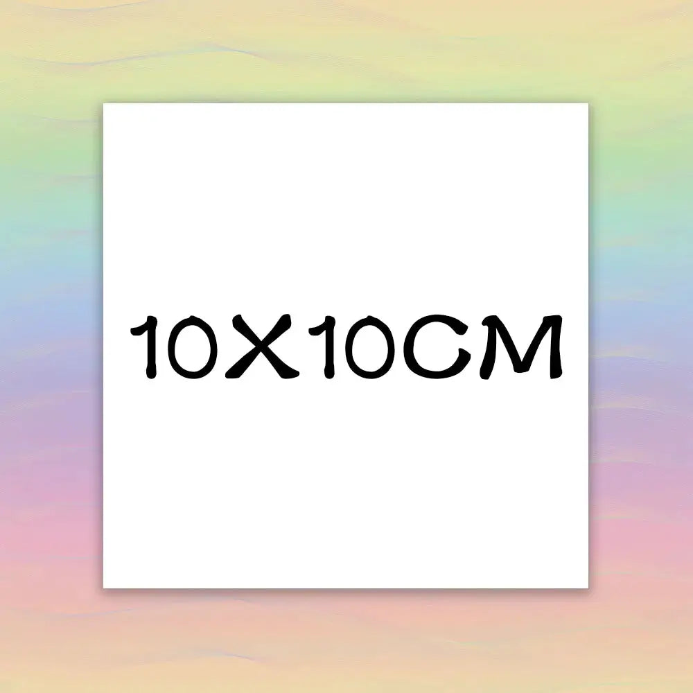 White 10x10cm square card by Simples Market for thank you cards