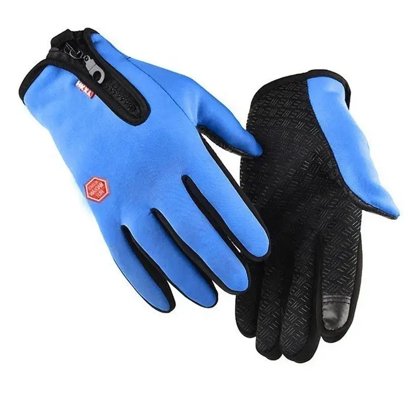 Winter Warm Cycling Gloves Waterproof Full Finger Touchscreen For Outdoor Riding And Skiing