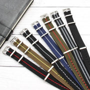 60's French Army Watch Strap for Nylon Watchband for Rolex Seiko Tudor Rolex Black Green Water Ghost Omega Woven Watch Band