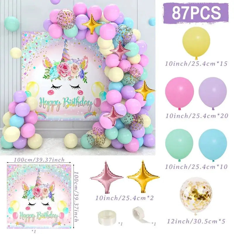 Balloon Garland Arch Kit Birthday Party Decoration Foil Balloons For Baby Shower Weddings And Events