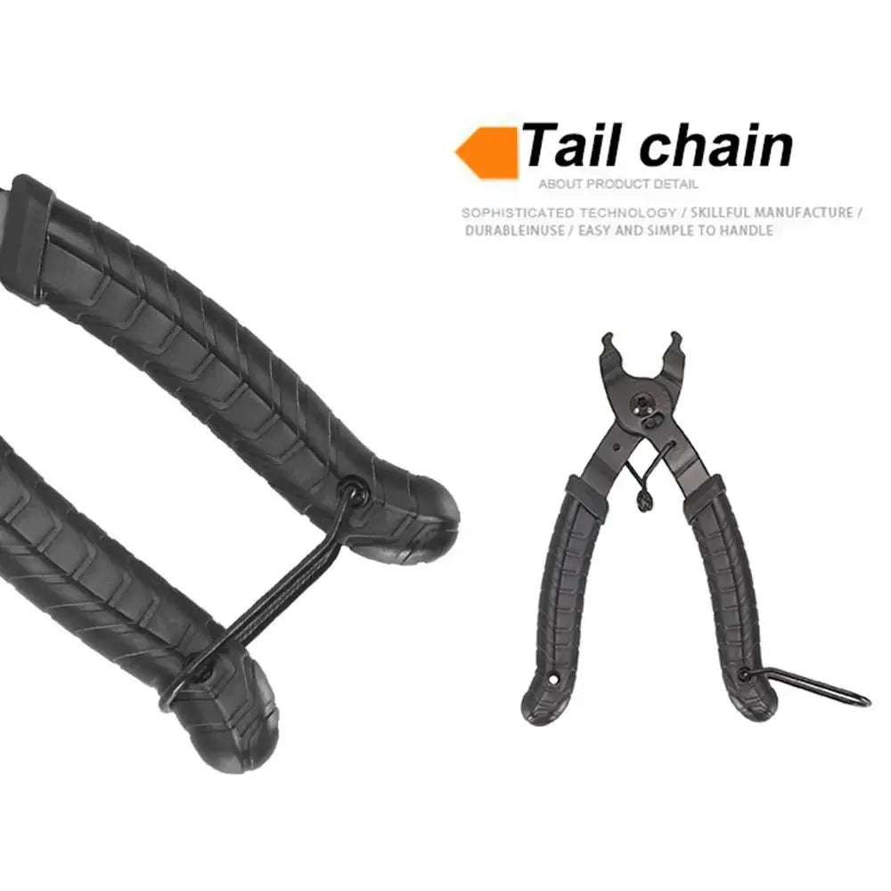 Bike Chain Quick Link Tool and Pliers for MTB Road Cycling Multi Link Clamp for Quick Link Installation and Removal