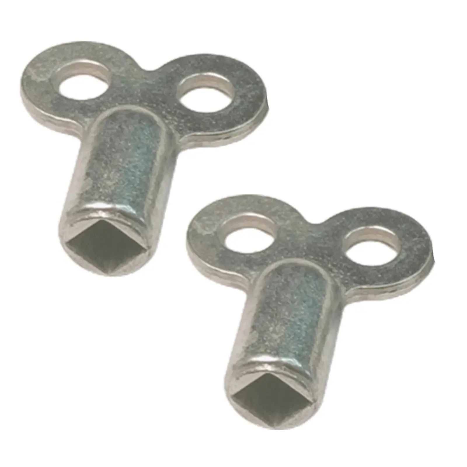 Two Pack Radiator Exhaust Valve Keys 5x5mm Square Socket Zinc Alloy For Standard Heating Valves