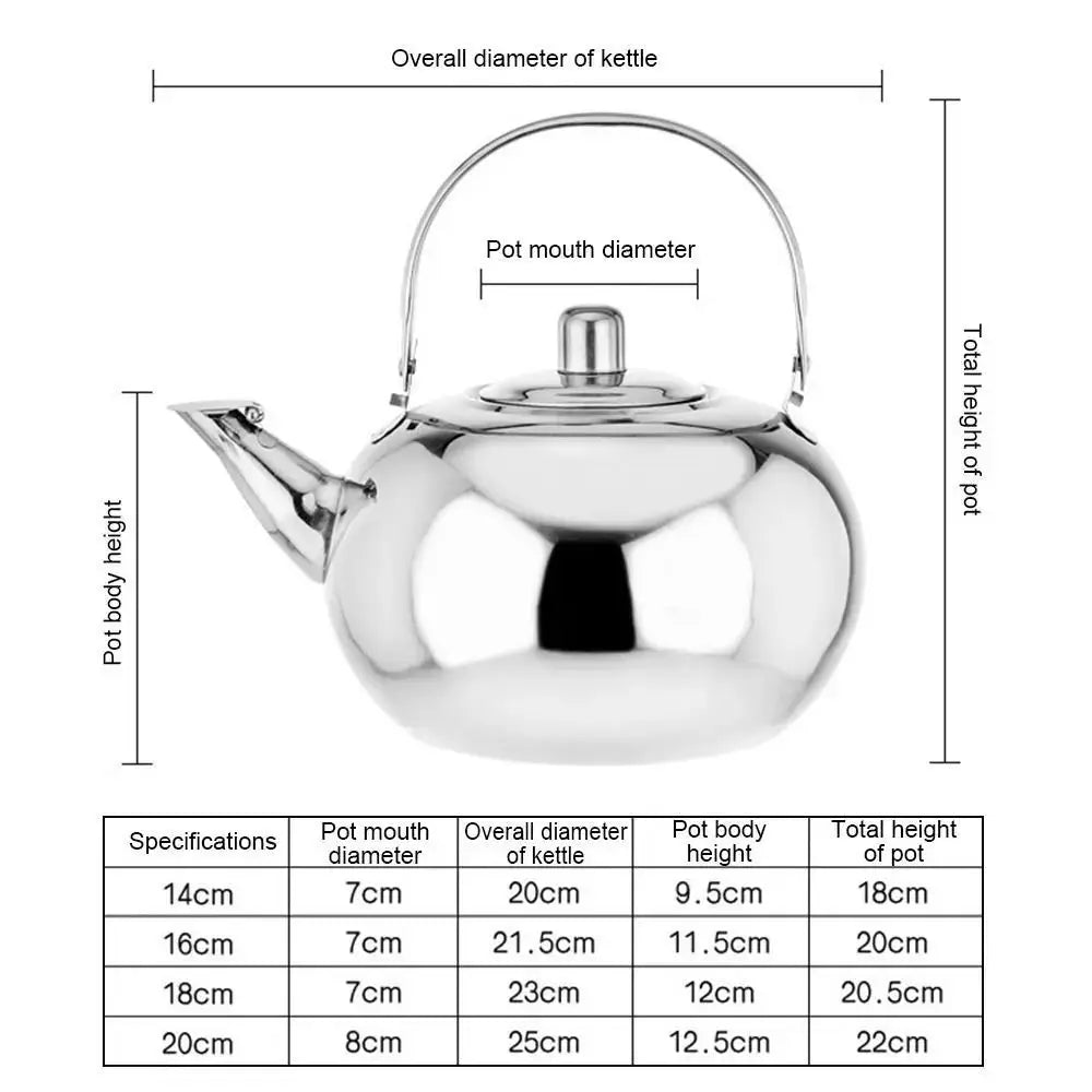 ZenBrew Stainless Steel Water Kettle With Infuser Ergonomic Anti Scald Handle And Rust Resistant Design