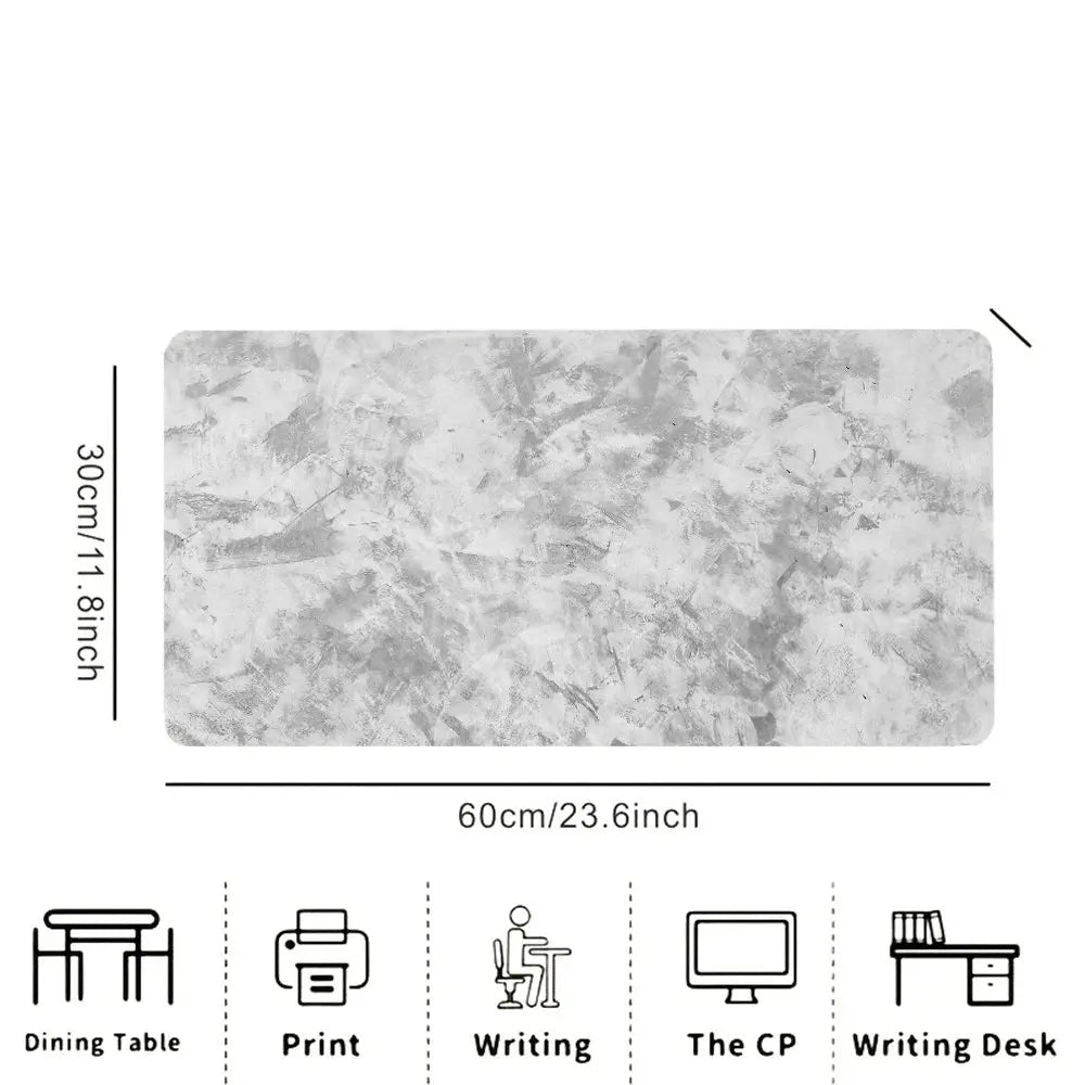 Large Line Texture Mouse Pad With Durable Stitched Edges Non Slip Base For Office Gaming And Study