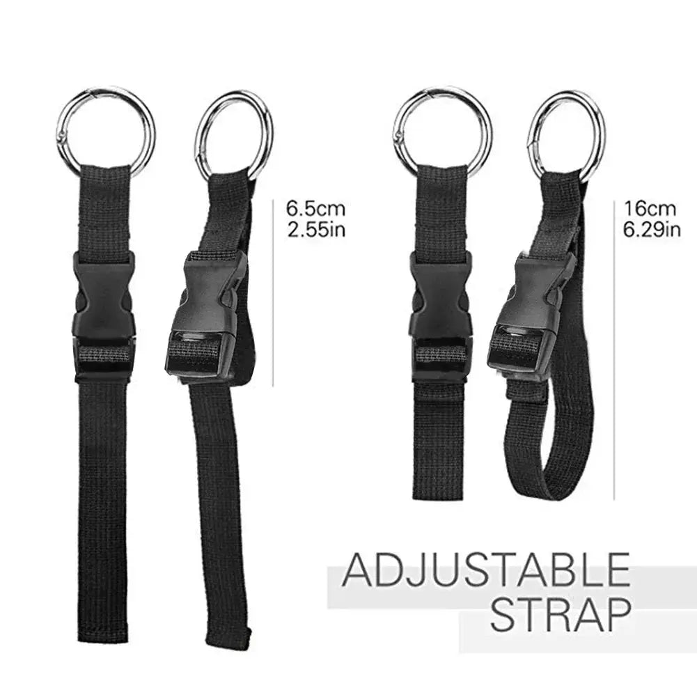JetSet Travel Luggage Fixed Strap External Strap Quick Release Buckle With Shoulder Strap