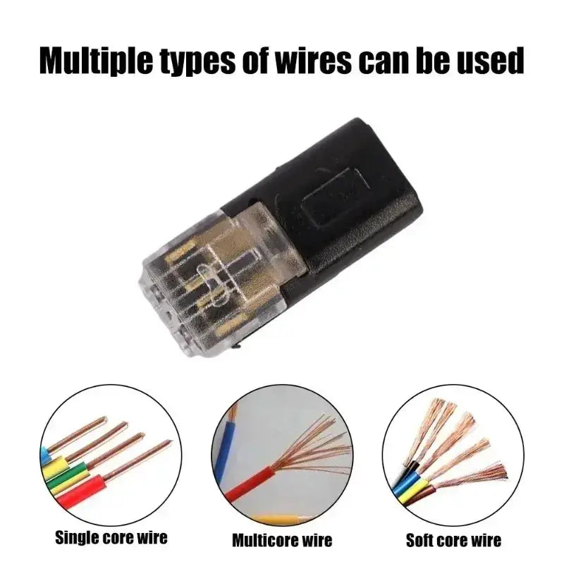 2 Pin Waterproof Automotive Electrical Connector Kit for Car Wiring Plug Strip Terminal Connection Tools
