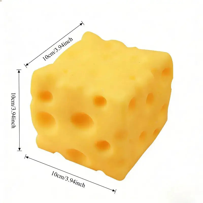 Giant Extra Large Cheese Squeeze Toy Shapeable Venting Ball Slow Rebound Fidget Toy For Adults Gift