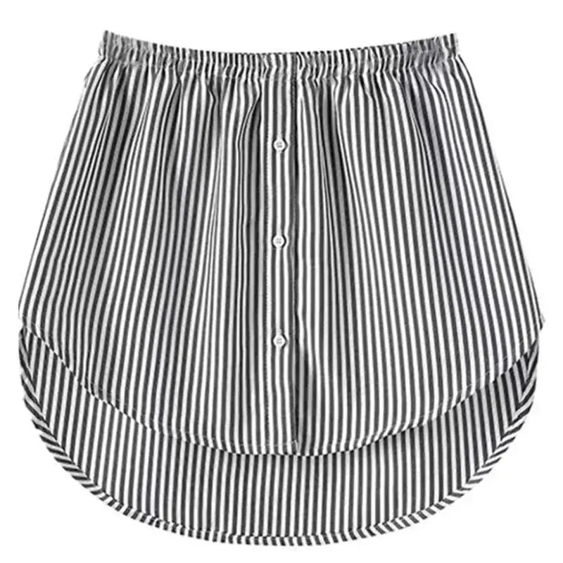 FlexiWear Adjustable Blouse Extender And Faux Top Layer Underskirt Comfortable Stretch Polyester For Easy Layering