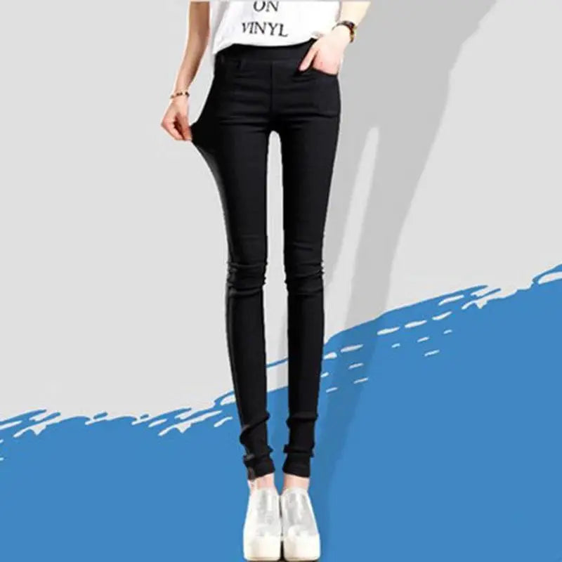 NovaWear Women Summer Elastic Casual Stretch Skinny Leggings With All Day Comfort And Medium Stretch