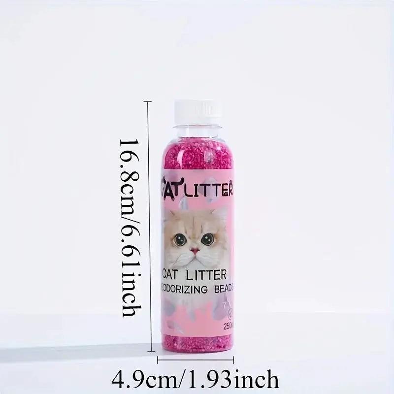 Cat Litter Deodorizing Beads Bottle For Odor Control Keeps Home Smelling Fresh And Clean