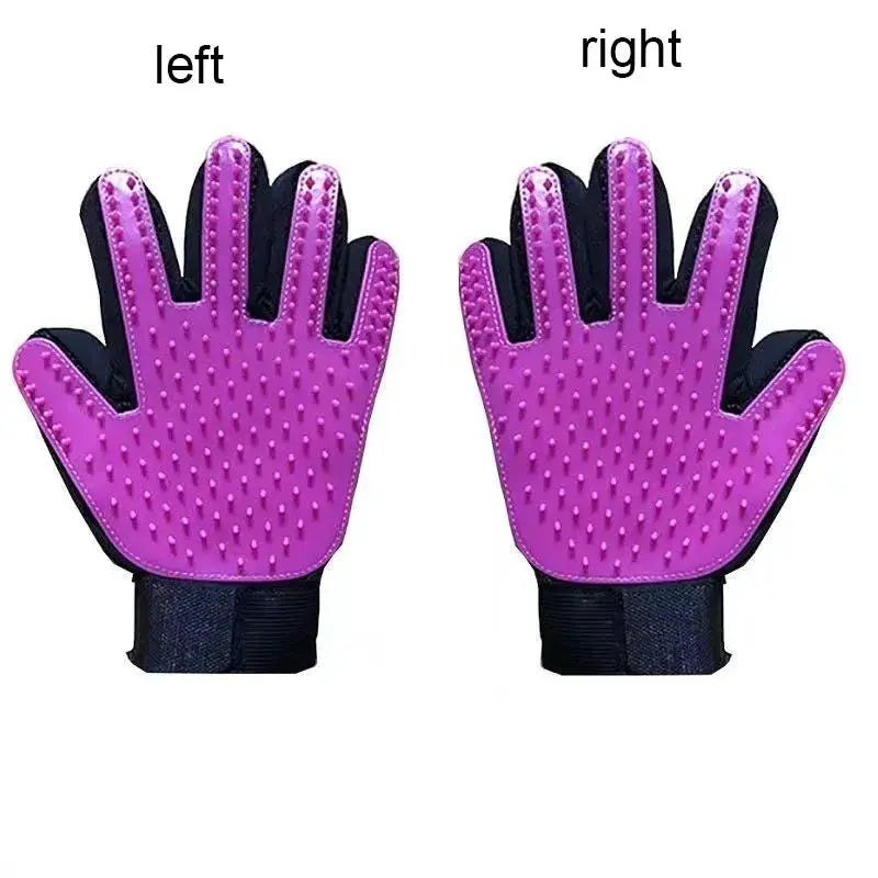 Pet Hair Glove Comb For Dog And Cat Grooming Deshedding Hair Remover Massage Brush Tool