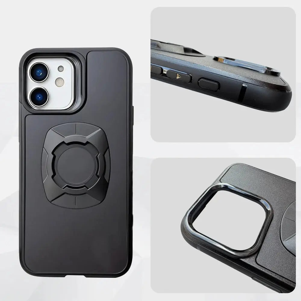 Twsit Quick Lock Phone Case Holder for Motorcycle and Bicycle Quad System Mount for iPhone 14 15 16 Pro Max