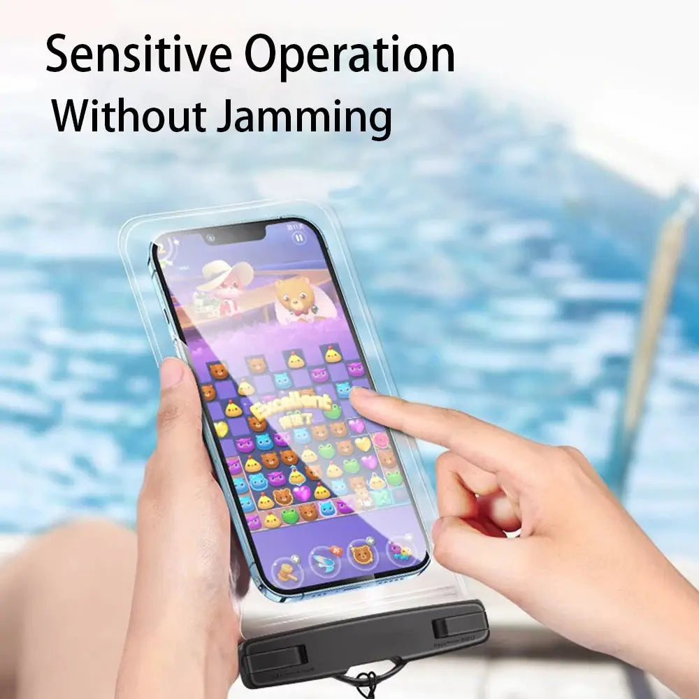 Universal Waterproof Phone Case AquaGuard Submersible Pouch For iPhone 11 12 13 14 15 16 Pro With Touchscreen Access