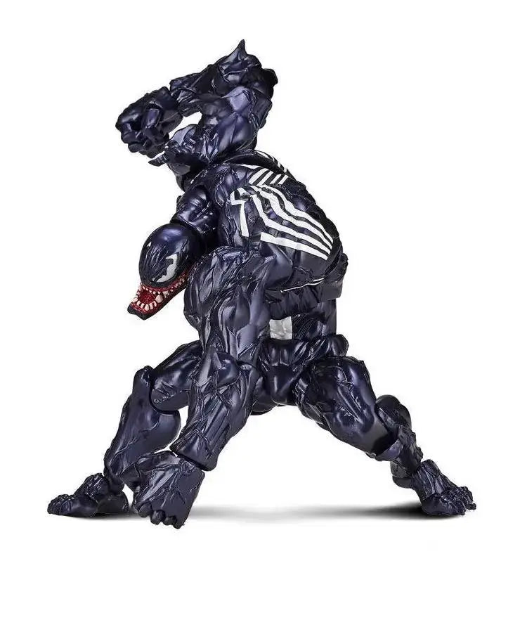 Venom Amazing Yamaguchi Legends Action Figure with Articulated Joints and Swap Face Statue Collectible Toy Gift