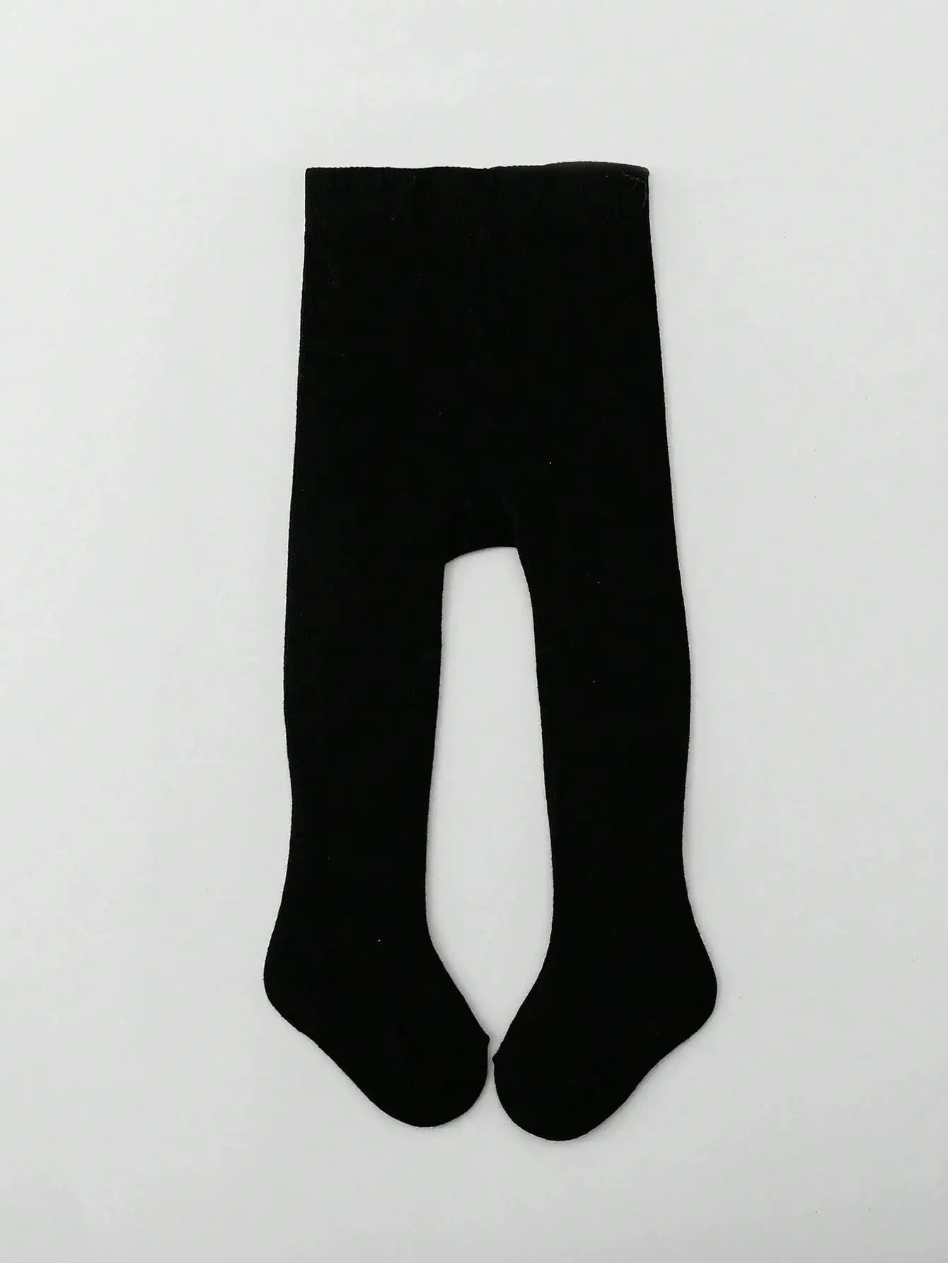 Infant Knitted Tights 1 Pair Traceable Cotton Leggings For Baby Girls 0 To 36 Months White Black