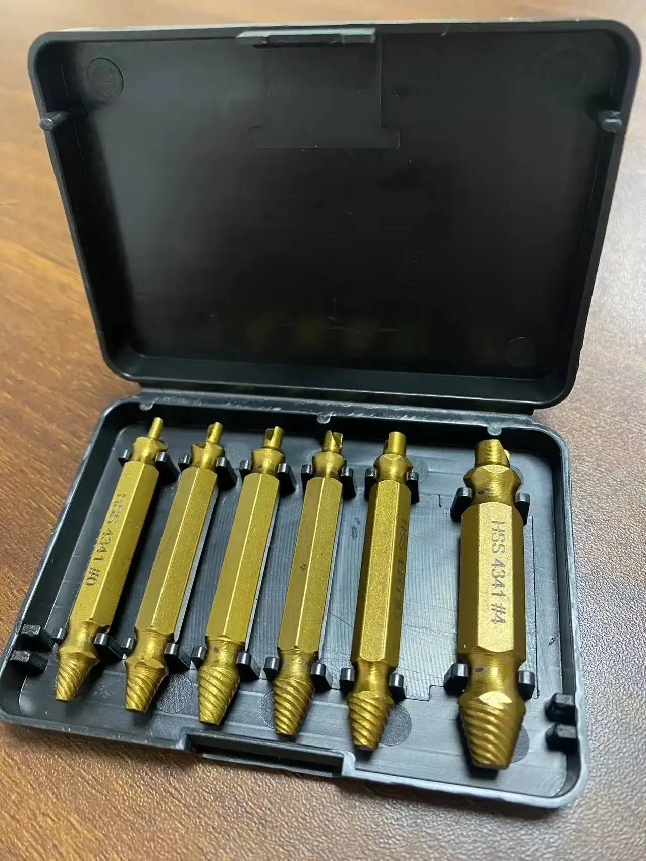 High Speed Steel HSS Drill Bit Screw Extractor Set For Stripped And Broken Screws Quick Removal Kit For DIY Enthusiasts