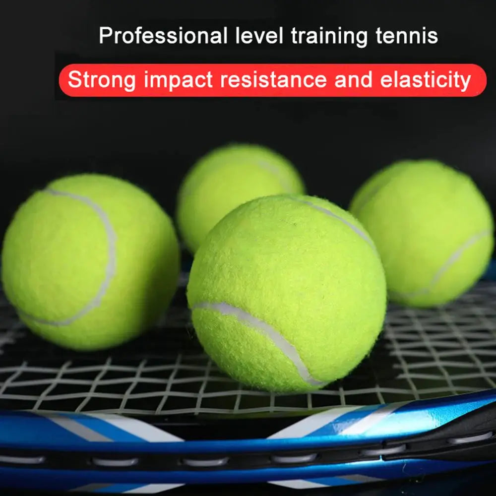 Six Or Twelve Pack Tennis Balls With Mesh Carry Bag High Elasticity For Dog Playing Outdoor Training