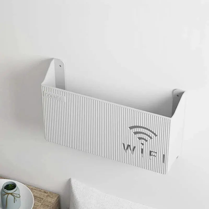 Router And Set Top Box TV Storage Rack For Cable Management Durable Plastic Organizer