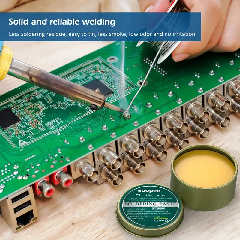 Lead Free Solder Paste Rosin Flux For Electronics Soldering 10g 30g 100g Iron Repair Welding Flux