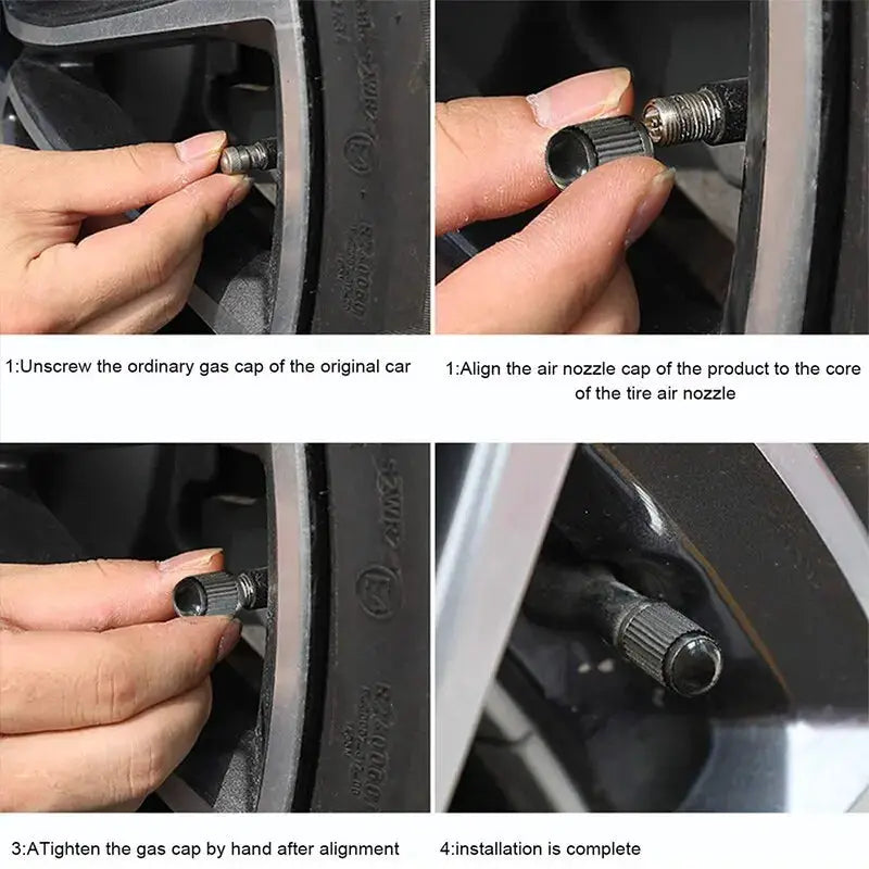 10 Pack Car Tire Valve Caps Dustproof Rim Stem Covers Universal Fit For Car Motorcycle Bicycle