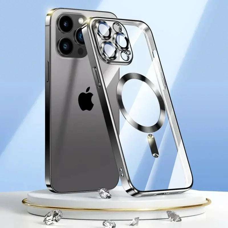 Soft Clear Case For iPhone 17 Air 16 15 14 13 12 11 Pro Max MagSafe Wireless Charging Shockproof TPU Cover