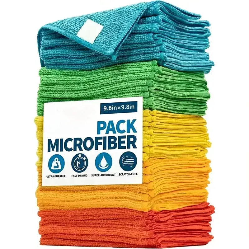 BrightHome Microfiber Cleaning Cloth Set 20 10 5 3 Pieces Ultra Absorbent Eco Friendly Kitchen And Bathroom Towels