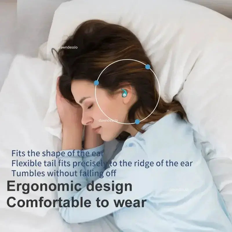 Silicone Noise Cancelling Earplugs Three Layer Noise Filter for Sleep and Swimming Waterproof