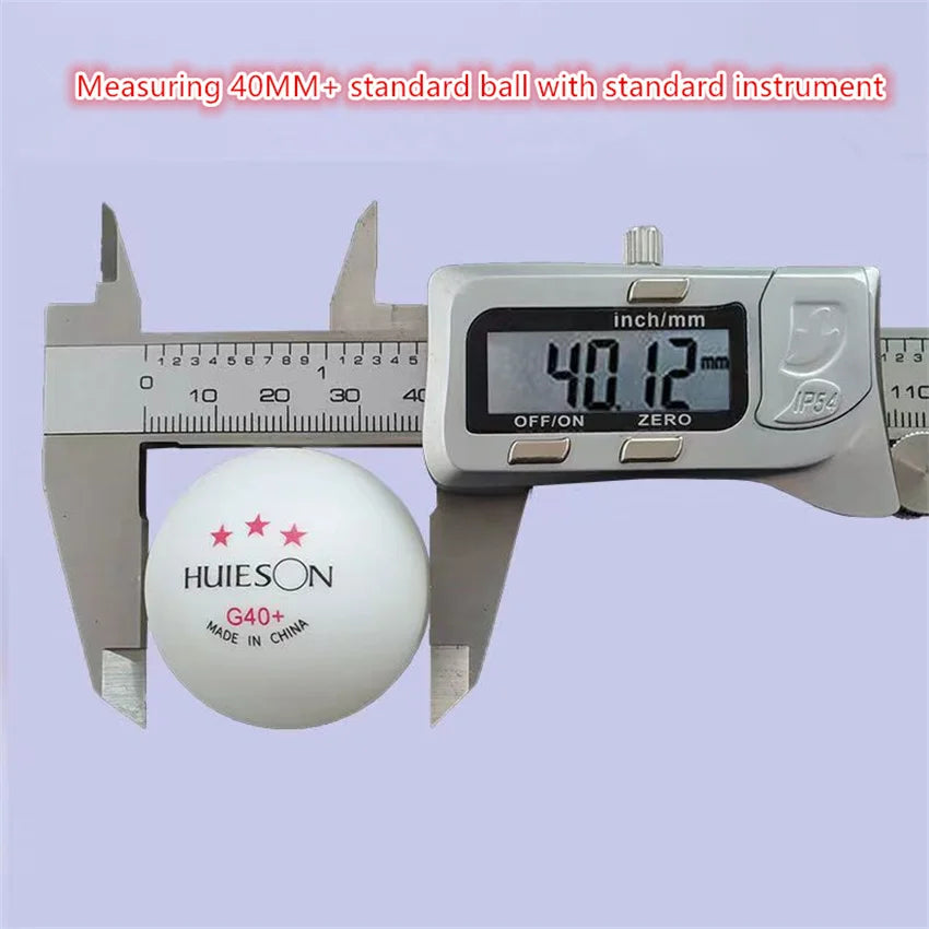 Huieson 3 Star Table Tennis Balls 20 To 100 Pack ABS 40 Plus Material Professional Competition Ping Pong Balls