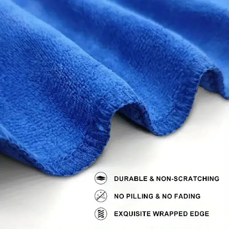 ProDetail Microfiber Towels 10 Pack Ultra Soft Absorbent Cloths For Car Wash Drying And Streak Free Shine