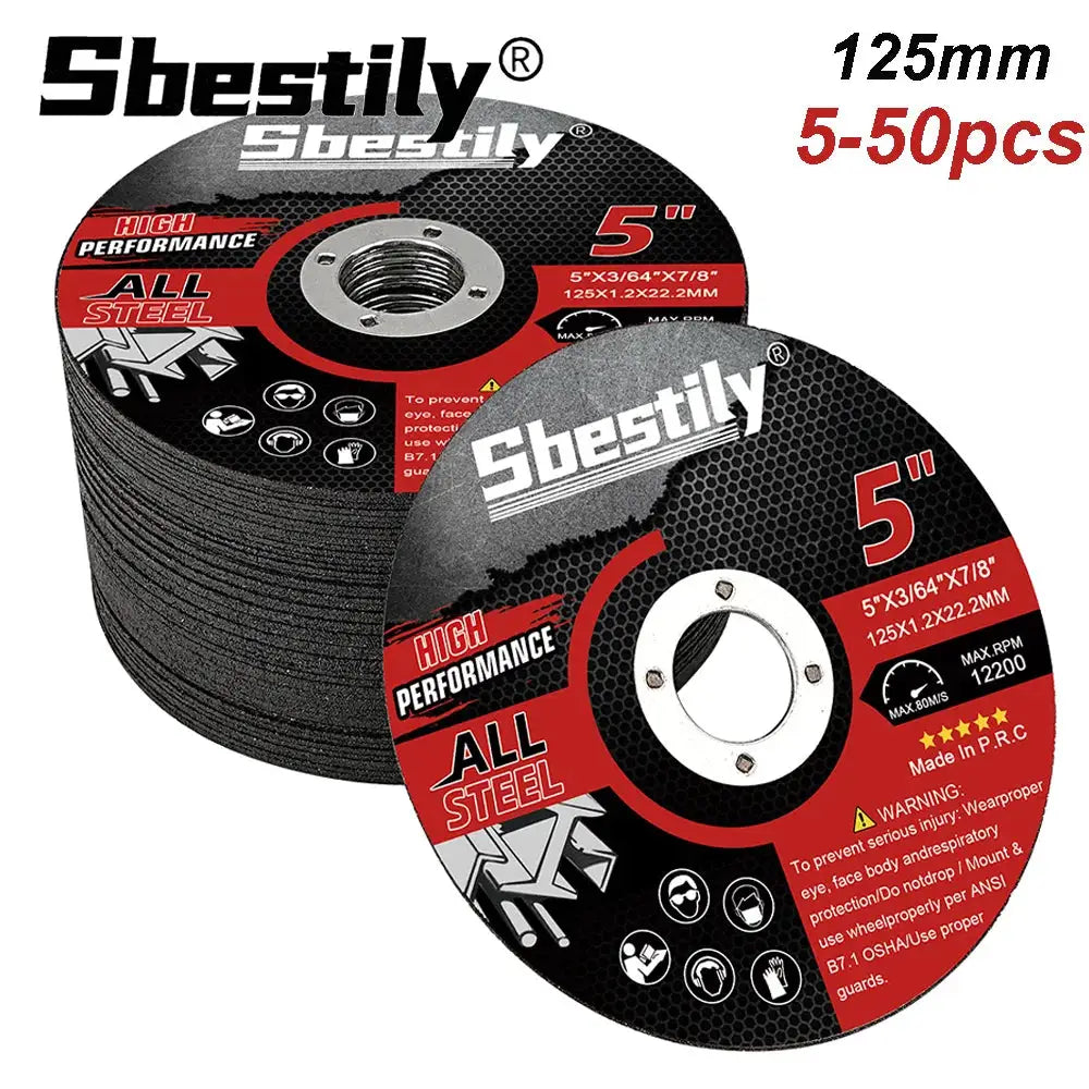 125mm Circular Resin Saw Blades 1.2mm Thick for Metal and PVC Cutting with Angle Grinder 3 Pack