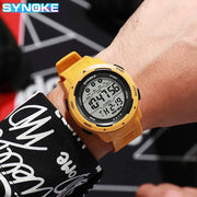 Vigor Mens Digital Sports Watch With Large Screen Display 50M Water Resistance And Alarm Timing