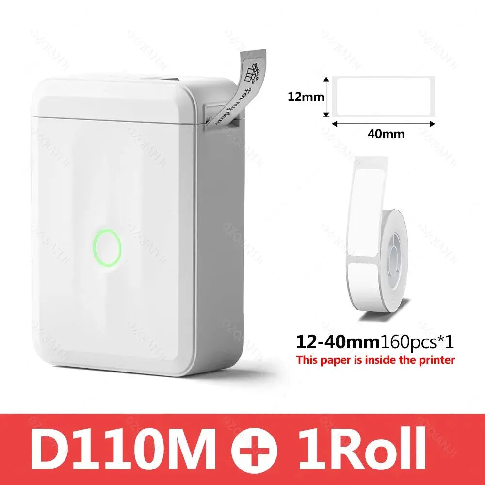 Niimbot D110 Smart Portable Direct Thermal Label Printer With Wireless