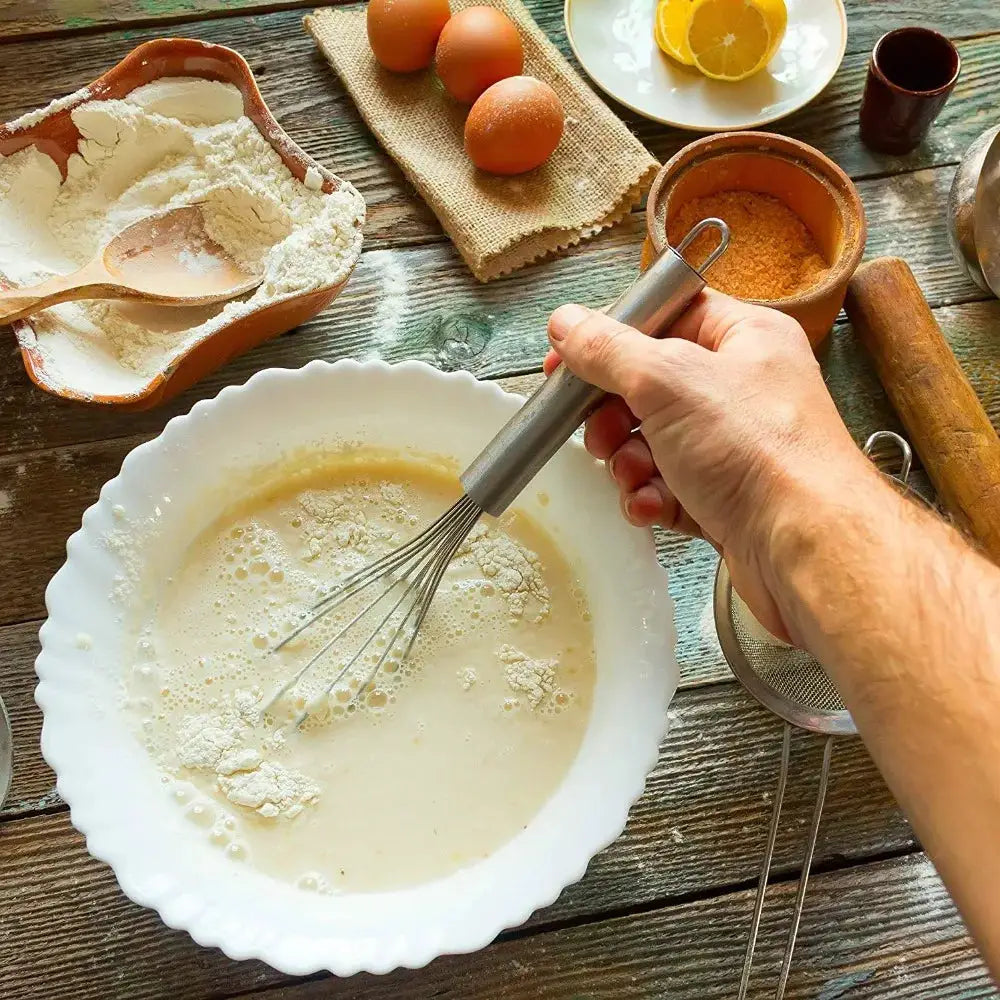 Stainless Steel Balloon Egg Whisk 8 Inch 10 Inch 12 Inch Beater for Eggs Cream Batter Kitchen Tools KC0231