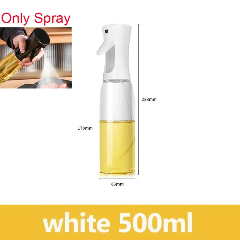 2 In 1 500ml Plastic Kitchen Oil Sprayer Bottle For Olive Oil Dispenser BBQ Baking Roasting