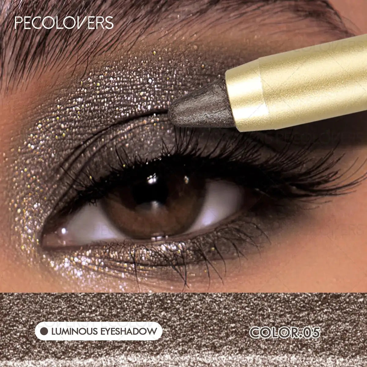 LuxeHue Dual Ended Eyeshadow Stick Glitter And Matte Finishes Smudge Proof Waterproof All Day Wear